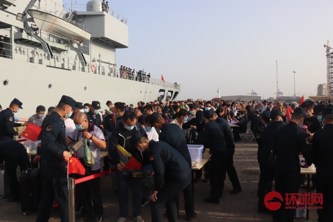 中国水兵三次撤侨航迹遍布亚非欧