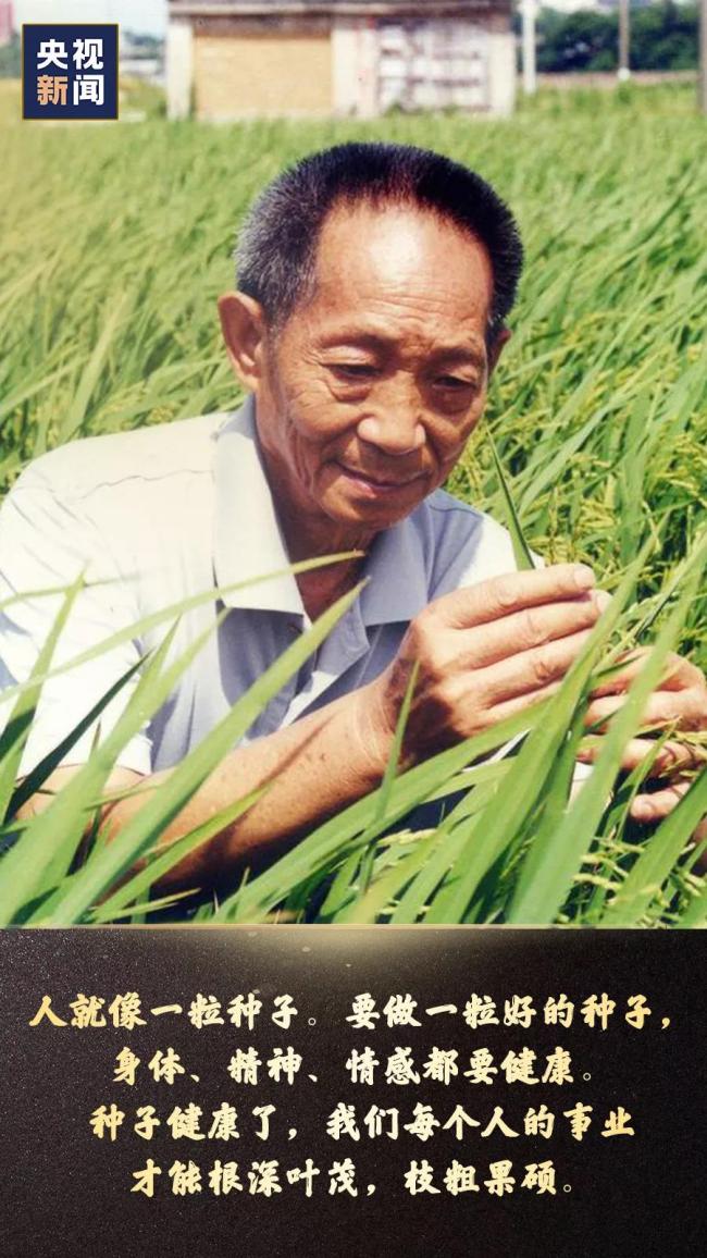 铭记袁隆平说过的那些话