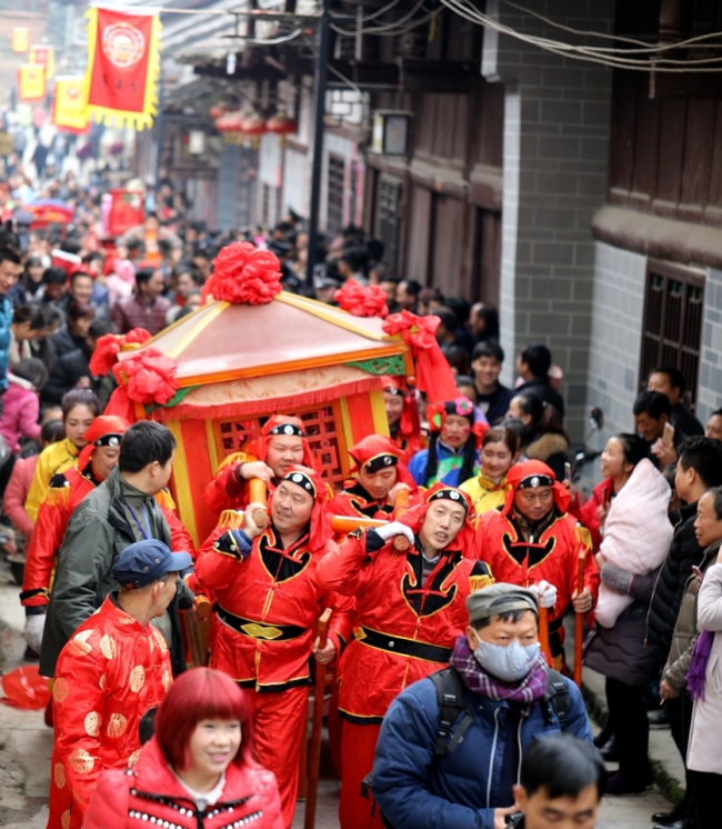 陕南乡村年味浓