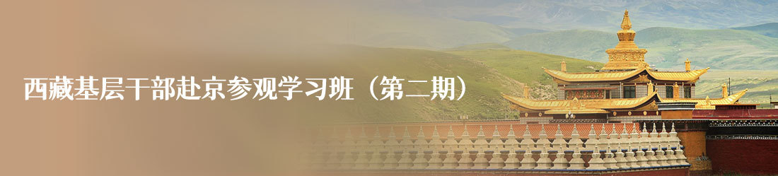 西藏基层干部赴京参观学习班第二期