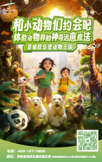 来泉城欧乐堡和小动物们约会吧！“双11”错峰特惠+超值年卡，让你体验动物界的神奇治愈魔法！