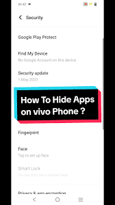 vivo如何隐藏软件不被发现