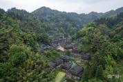 贵州从江高华瑶寨雨后美如画卷 清新雅致映山河