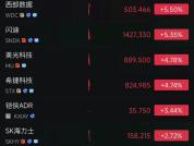 美股存储芯片反弹 半导体股全线走高