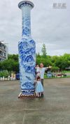 近两层楼高的花瓶 景德镇大件瓷技艺展现