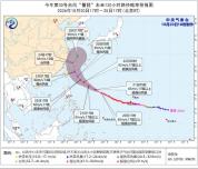 台风蔷琵走向存2种可能性 路径预报不确定性大