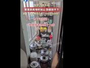 别人在阳台养花 她在阳台“养锅” 厨具堆积如山
