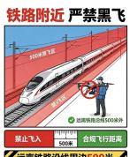 未成年人“黑飞”无人机家长被罚 铁路边飞行需谨慎