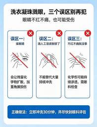 洗衣凝珠液体溅入眼睛怎么办？医生：别揉尽快就医