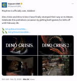 首发五折！卡普空《恐龙危机》1&2移植版突然登陆Steam