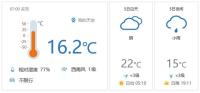 今天北京最高气温22℃，下午至夜间有分散性降雨 返程请注意，午后有雨且高速路繁忙