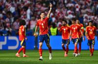 欧洲杯小组赛：西班牙2-0克罗地亚 莫拉塔推射法比安扩大领先，法比安荣膺全场最佳