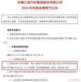 江淮汽車業(yè)績崩了 股價與業(yè)績背道而馳