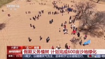 计划完成600亩！“五一”假期他们来浑善达克沙地义务植树