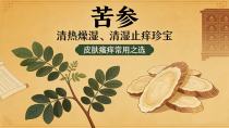 清热燥湿、清湿止痒——苦参