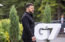 泽连斯基提前结束G7峰会行程 因俄导弹袭击返回基辅
