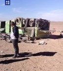 阿尔及利亚发生交通事故致9死10伤 巴士侧翻原因待查