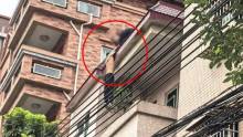 男子暈厥翻出樓外警民一根繩救回 警民合力化險(xiǎn)為夷