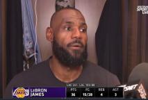 詹姆斯谈保罗离开快船 不予置评