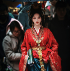 田曦薇阿丑婚服造型 网友：好美