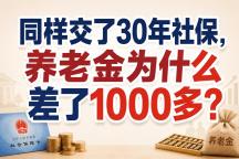 同樣交社保30年 為何退休金不同 揭秘養(yǎng)老金計發(fā)基數(shù)的影響