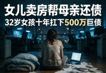 母亲乱投资欠下五百万 女儿卖房扛债 家庭破碎的无声消耗