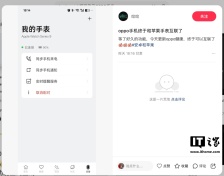 OPPO 手机正式上线苹果 Apple Watch 手表互联互通功能：支持同步来电 / 通知