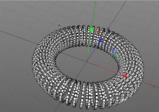 C4D怎么创建镂空手环模型