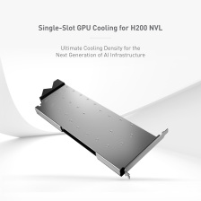 EK 为英伟达 H200 NVL PCIe GPU 提供单槽 FHFL 分体冷头