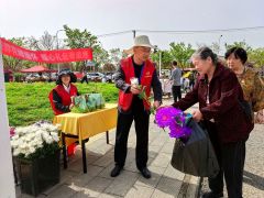 光谷这里“鲜花换纸钱”坚持了8年，更多市民接受祭扫新方式