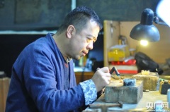 Revitalização da técnica de gravação em joias de ouro e prata de Shanxi