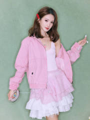 粉红色限定甜妹！金晨戴樱桃发夹元气又娇俏