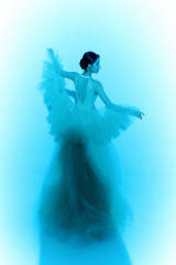 王玉雯穿亮片轻纱裙似优雅天鹅！美貌养眼气质在线