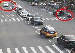 骑车人被撞该不该谁违规谁负责 交警公正执法获赞