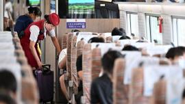 انجام بیش از 200 میلیون سفر ریلی از شروع تعطیلات تابستان در چین