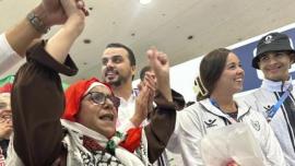 استقبال باشکوه از فلسطین در المپیک ۲۰۲۴ پاریس