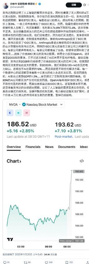 英伟达单季狂揽570亿美元，手握5000亿订单