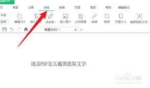迅读PDF大师如何进行截图