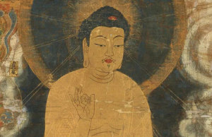 阿弥陀佛及二十五菩萨接引图