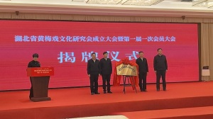 湖北省黄梅戏文化研究会成立 黄冈师范学院段友芳教授当选副会长