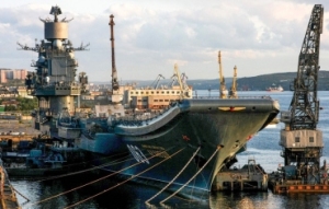 俄海军唯一航母入坞维修 将进行现代化改造