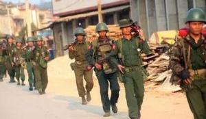 缅甸军方在马圭省查获大批枪支弹药