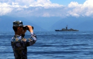 解放军抵近台湾海岸线照片曝光，现场照！