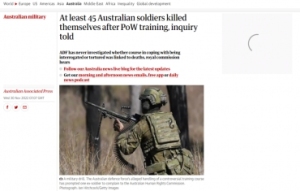 英媒：“被俘训练”如酷刑，45名澳国防军士兵自杀