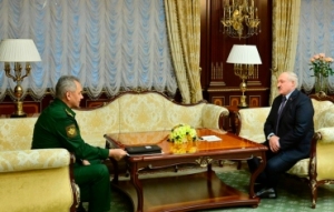 俄媒：白俄罗斯总统与俄罗斯防长举行会晤