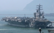 美军尼米兹号核航母即将驶入釜山港 与韩国海军会师演练