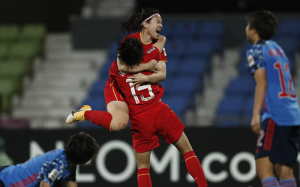 中国女足淘汰日本进亚洲杯决赛