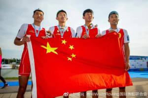 赛艇世锦赛中国队获得一枚银牌