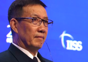 中国防长讲台湾立场被打断 表示必须先讲完