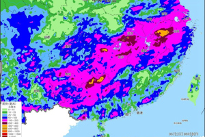 南方降雨实况图“又紫又红”！接下来暴雨还将在线